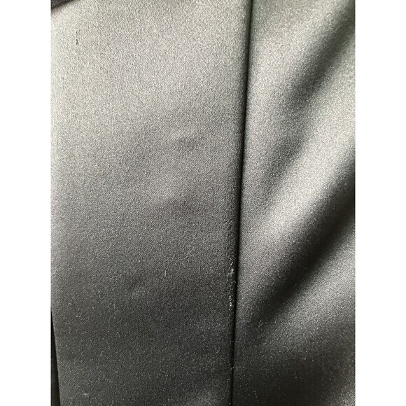 Vintage Scott McClintock Black Strapless Mermaid Gown Velvet Panel XXS/XS READ - Picture 14 of 16